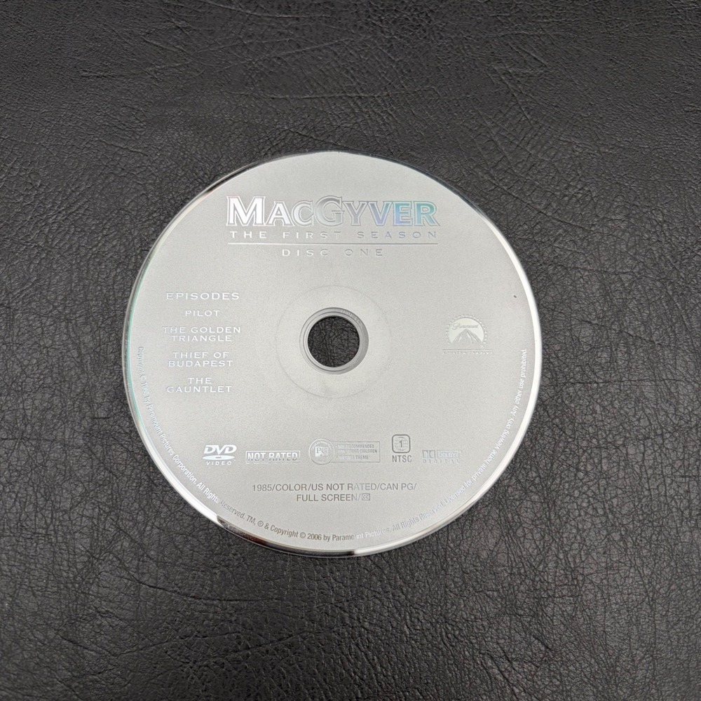 MacGyver The First Season Disc One DVD 1985 Action TV Series Episodes 1-4